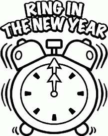 New Year Clock